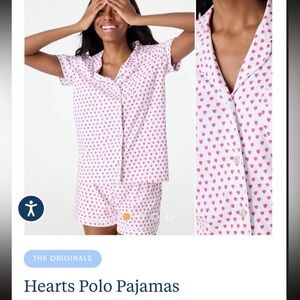 COPY - ROLLER RABBIT pink hearts top NWT